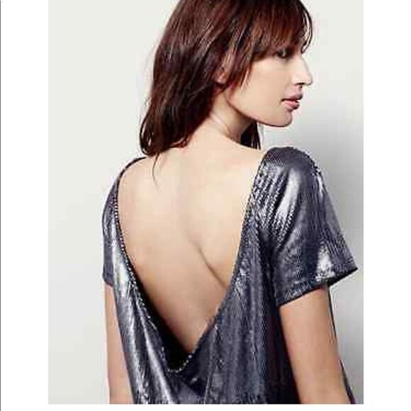 ✨HP✨FP Ombre Sequins Gunmetal Gray Dress✨ - Picture 7 of 11